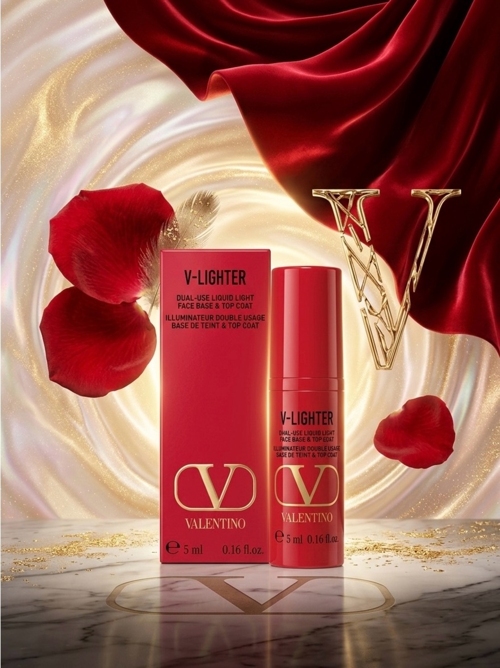 Valentino V-Lighter Liquid Illuminator — Rosa - Picture 1 of 6